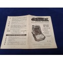 Coleco Galaxian instruction manual guide france version