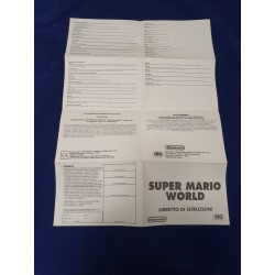 Nintendo - Super Mario World Instruction Booklet Ita