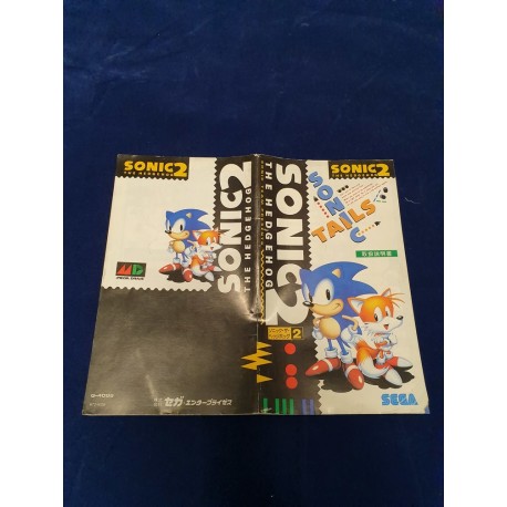 Sega -Sonic 2 Instruction Manual Jap MD