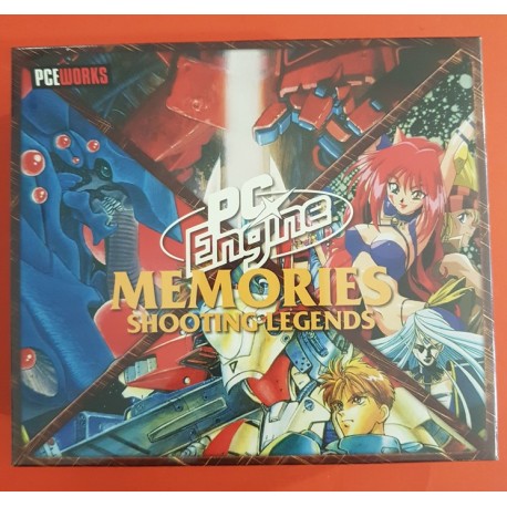 Pce Works - Memories Boxset: Shooting Legends - PC-Engine Repro