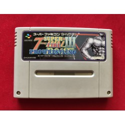 Nintendo Super Famicom Super Fire III Pro Wrestling Jap