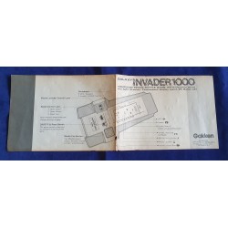 Gakken invader 1000 instruction manual